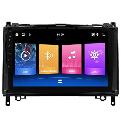 Mercedes Vito Android Multimedya Sistemi (2010-2017) 4+64 GB 2K QLED