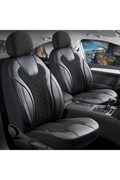 1_org_zoom-9101.jpg Opel Combo Life 2+1 Deri Detaylı Oto Koltuk Kılıfı Ön Arka Set Siyah Siena Seri SCR - Görsel 1