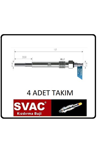 0_org_zoom-160.jpg Kızdırma Bujisi Caddy 3 Golf 5 Passat Jetta Touran D- Sv005 Takım 4 Ad. Oem No: N10579802 - Görsel 1