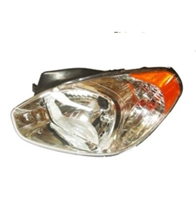 Accent- Era- 06/09; Far Lambası Sol Elektrikli/motorsuz (SARI SİNYALLİ) (H4) (AYFAR)