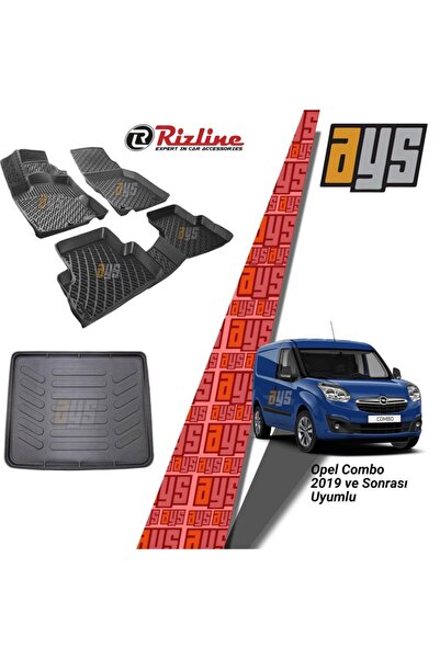 0_org_zoom-565.jpg Opel Combo 2019 Sonrası 3d Havuzlu Paspas + Bagaj Havuzu - Görsel 1