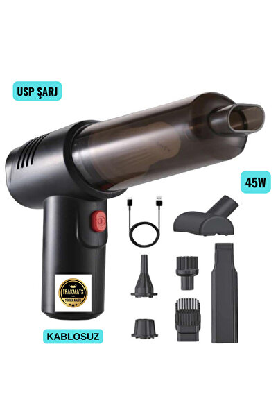 1_org_zoom-1148.jpg Hyundai H100 USB KABLOSUZ EMİŞ VE ÜFLEMELİ ŞARJLI OTO EL SÜPÜRGESİ SİYAH - Görsel 1