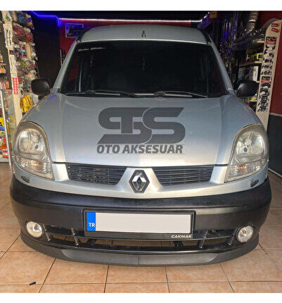 Renault Kangoo 1997-2024 Uyumlu  Astra H Esnek Ön Lip 2 Parça Tampon Altı Dil Karlık