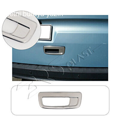 Renault Kangoo Uyumlu 2008-2021 Krom Bagaj Açma Paslanmaz Çelik