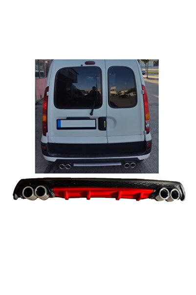 1_org_zoom-12569.jpg RENAULT KANGO MK1 UYUMLU BODY KİT DİFÜZÖR 4 ÇIKIŞ YUVARLAK KIRMIZI - Görsel 1