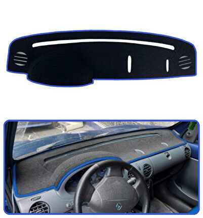 RENAULT KANGOO (1997-2008) Uyumlu Torpido Örtüsü | Yansıma Önleyici | Tam Koruma | Hızlı Montaj |J83
