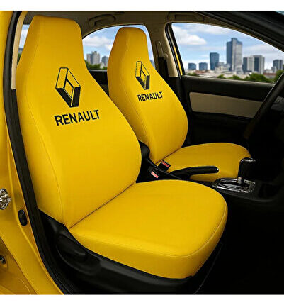 Renault Kangoo Sarı Araç Koltuk Kılıfı Koruyucu Penye Servis Kılıfı