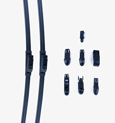 Renault Kangoo Supermute 2'Li Muz Silecek Takımı 2008-2022 Minivan Bagaj Çift Kapı (550Mm+5