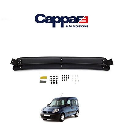 Renault Kangoo Ön Cam Güneşliği Siperlik Akrilik Vizör Şapka Terek Piano Black 1998-2008