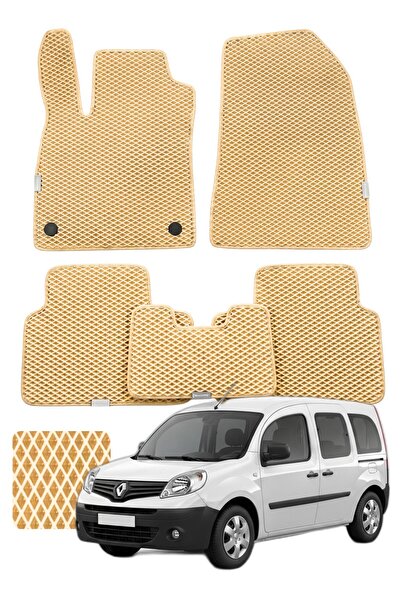1_org_zoom-12811.jpg Renault Kangoo 2007-2021 Özelleştirilebilir Premium Eva Oto Paspas Seti - Bej - Görsel 1