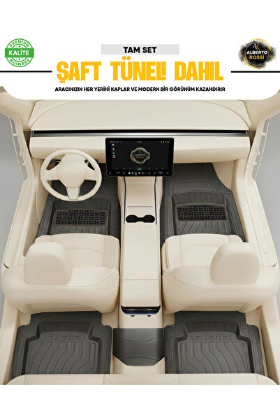 1_org_zoom-13070.jpg Renault Kangoo 2007-2014 Model Uyumlu ALPİNEX SİYAH 5D Havuzlu Paspas Universal-Yumuşak Kaymaz Taban - Görsel 1