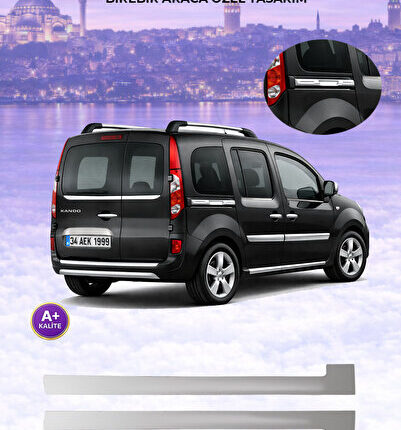 RENAULT KANGOO 2008-2016 ARACA ÖZEL KROM SÜRGÜ ÇITASI A+