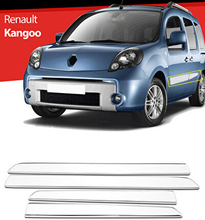 S-Dizayn Renault Kangoo Krom Yan Kapı Çıtası 4 Prç 2008-2011 7008140
