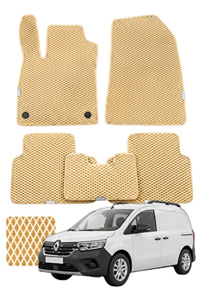 1_org_zoom-13199.jpg Renault Kangoo 2021 ve sonrası Özelleştirilebilir Premium Eva Oto Paspas Seti - Bej - Görsel 1