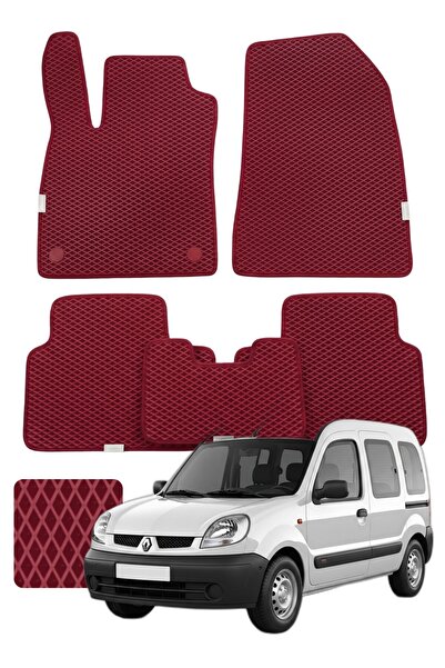 1_org_zoom-13407.jpg Renault Kangoo 1997-2007 Özelleştirilebilir Premium Eva Oto Paspas Seti - Bordo - Görsel 1