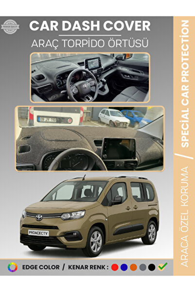 1_org_zoom-13453.jpg TOYOTA PROACE CITY (2019-2024) Torpido Örtüsü Panel Halısı Torpido Koruma Tam Uyum UV Koruma Kaymaz - Görsel 1