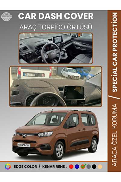 1_org_zoom-13559.jpg TOYOTA PROACE CITY (2019-2024) Torpido Örtüsü Panel Halısı Torpido Koruma Tam Uyum UV Koruma Kaymaz - Görsel 1
