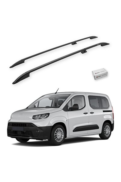 1_org_zoom-13918.jpg Toyota Proace City 2019-2025 / Uzun Şasi Tavan Çıtası Crown Siyah - Görsel 1