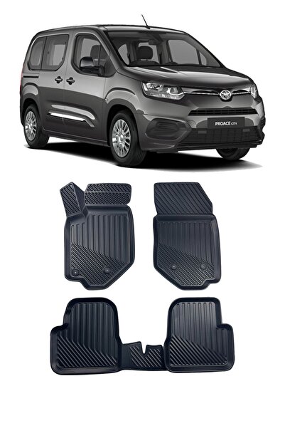 1_org_zoom-14166.jpg Toyota Proace City 2024 Araca Özel 3D Havuzlu Paspas - Görsel 1