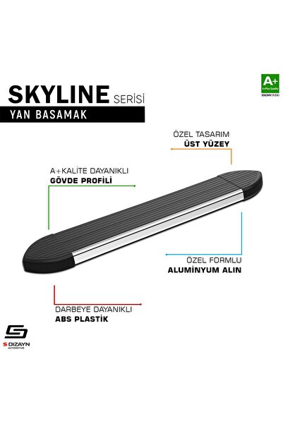 1_org_zoom-14439.jpg S-Dizayn Toyota Proace City Uzun Şase Skyline Krom Yan Basamak 213 Cm 2018 Üzeri A+ Kalite - Görsel 1