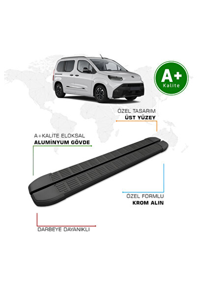 1_org_zoom-14545.jpg Toyota Proace City Yan Basamak Kısa Şasi 2024 Model ve Sonrası S-Line Siyah - Görsel 1