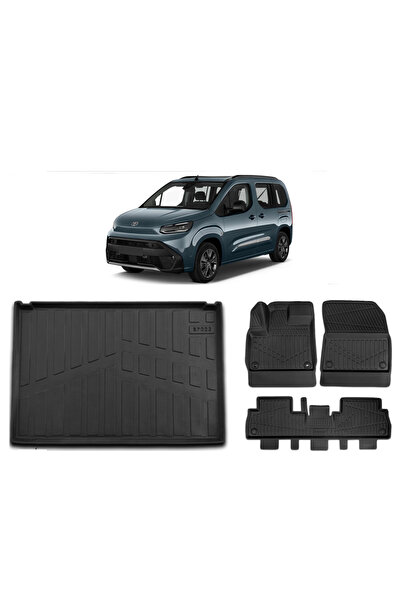 1_org_zoom-14557.jpg Toyota Proace City 2019 Model Koltuk Bagaj Arası Demir Var 4D Bagaj Havuzu Araca Özel Birebir - Görsel 1
