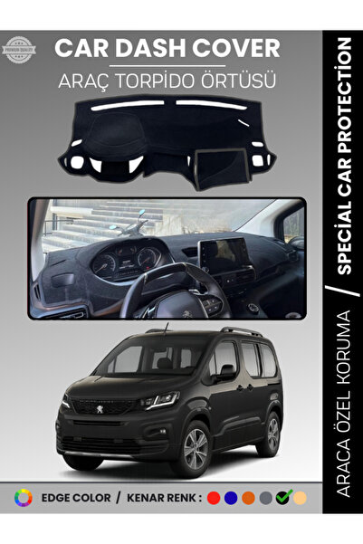 1_org_zoom-14956.jpg PEUGEOT RİFTER (2018-2025) Torpido Örtüsü Ön Göğüs Koruma Torpido Koruma Tam Uyum Kaymaz Özel Kesim - Görsel 1