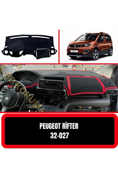 1_org_zoom-14958.jpg Peugeot Rifter Torpido Koruyucu Torpido Halısı Kılıf Havlu Örtü - Görsel 1