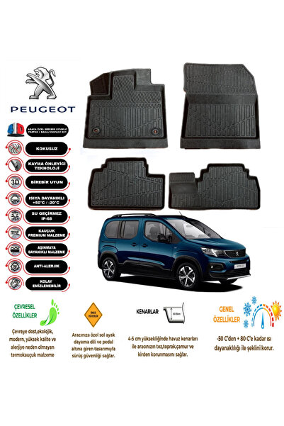 1_org_zoom-15247.jpg Peugeot Rifter Panelvan 2021 4D Havuzlu Paspas - Görsel 1
