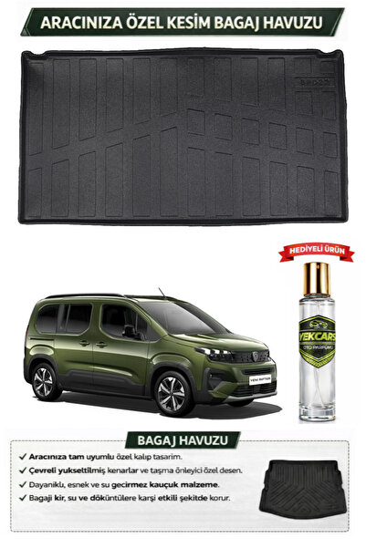 1_org_zoom-15486.jpg PEUGEOT RİFTER 2025 MODEL ARACA ÖZEL ESNEK DEMİRLİ BAGAJ HAVUZU + HEDİYELİ - Görsel 1