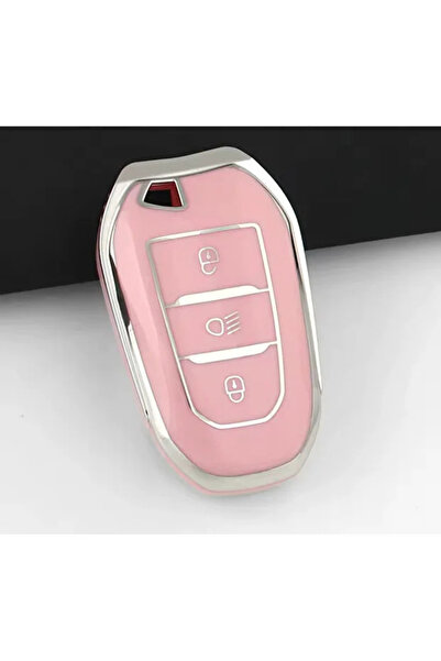 1_org_zoom-16162.jpg OPEL PEUGEOET CİTROEN 3008 C5 AİRCROSS RİFTER GT KASA ANAHTAR KILIFI ''SUSTASIZ'' MODEL PİNK PEMBE - Görsel 1