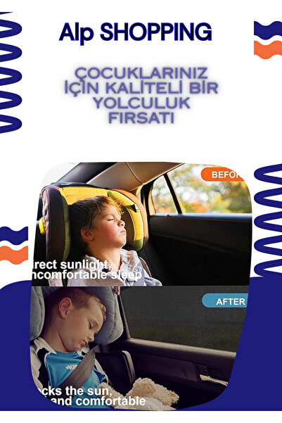 1_org_zoom-16243.jpg Opel Vivaro (2004-2009) Uyumlu ÖZEL 2'Lİ Oto Yan Cam Güneşliği, Arka Cam Güneşliği/Perde - Görsel 1