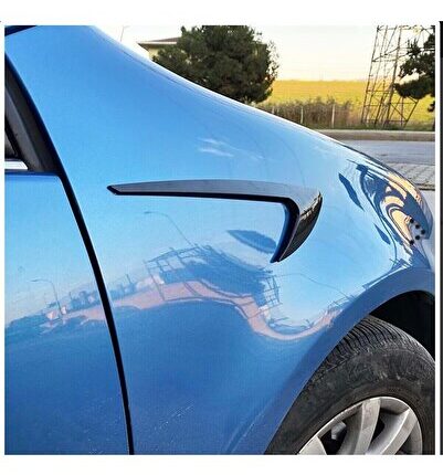 Isuzu Turkuaz Uyumlu Çamurluk Venti Sağ Sol Parlak Siyah