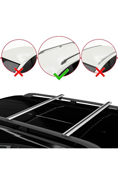 1_org_zoom-16979.jpg Opel Zafira Life 2019 -2026 Arası ile Uyumlu BASIC Model Ara Atkı Tavan Barı Gri 2 Adet - Görsel 1