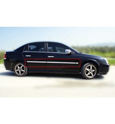 Opel Vectra C 2002-2008 Yan Kapı Çıtası 4 Parça Paslanmaz Çelik