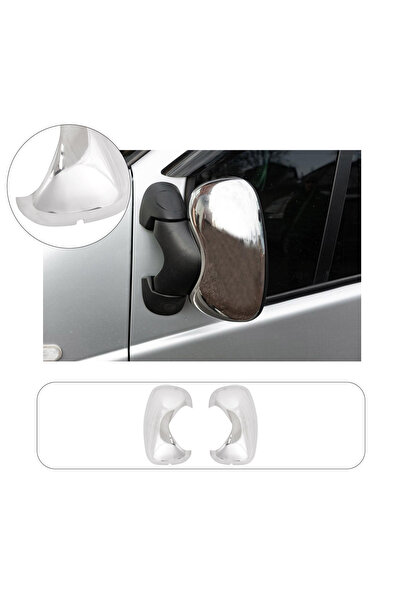 1_org_zoom-17306.jpg Opel Vivaro Uyumlu 2001-2014 Krom Ayna Kapağı 2 Parça Paslanmaz Çelik - Görsel 1