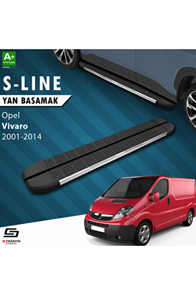 1_org_zoom-17704.jpg Opel Vivaro A Kısa Şase S-Line Krom Yan Basamak 223 Cm 2001-2014 A+ Kalite OP-VIA-KS-YBS-SL-KA-223 - Görsel 1