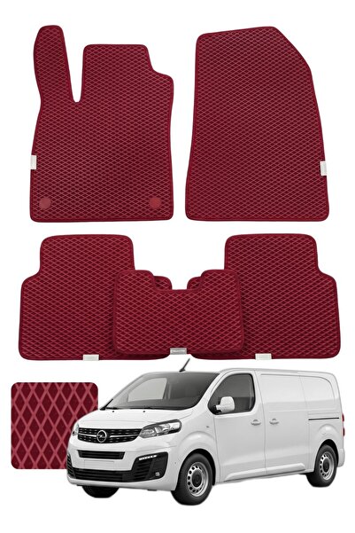 1_org_zoom-17764.jpg Opel Vivaro 2019 ve sonrası Özelleştirilebilir Premium Eva Oto Paspas Seti - Bordo - Görsel 1