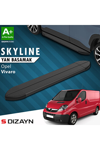 1_org_zoom-18081.jpg Opel Vivaro A Kısa Şase Skyline Siyah Yan Basamak 223 Cm 2001-2014 A+ Kalite OP-VIA-KS-YBS-SKY-SA-22 - Görsel 1