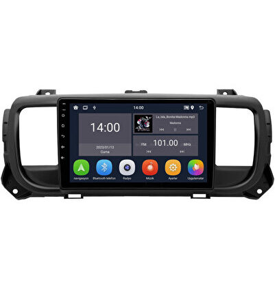 Fiat Scudo Android Multimedya Sistemi (2022-2024) 4+64 GB