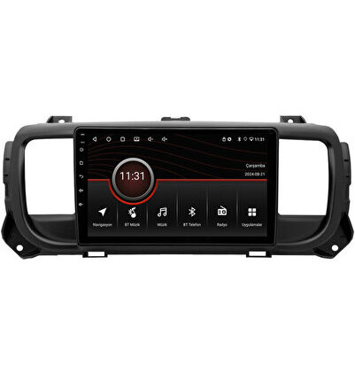 Fiat Scudo Android Multimedya Sistemi (2022-2024) 4+32 GB