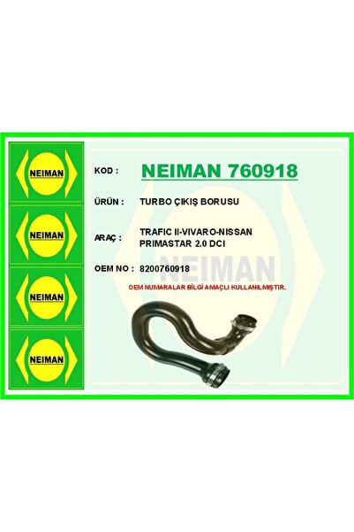 1_org_zoom-18728.jpg TURBO ÇIKIŞ BORUSU OPEL VIVARO-RENAULT TRAFIC II-NISSAN PRIMASTAR 06> 2.0 DCI - Görsel 1