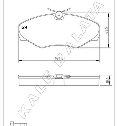 Ön Balata Renault Trafıc Iı 01> Opel Vivaro 01>