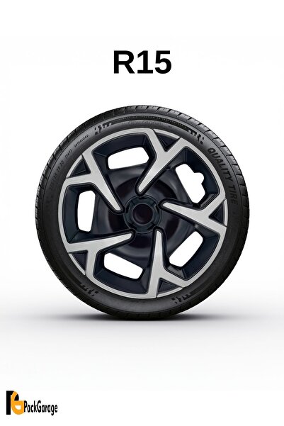 1_org_zoom-21071.jpg Hyundai Staria Starex H 1 H 100 H 350 15 İnç Jant Kapağı (4 ADET) Siyah Gri C104 - Görsel 1