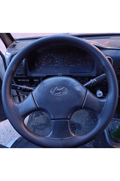 1_org_zoom-21212.jpg DİKİŞLİ DİREKSİYON KILIFI SİYAH DERİ SİYAH DİKİŞLİ HYUNDAİ H100 İÇİN - Görsel 1