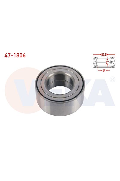 1_org_zoom-2126.jpg Veka 47-1806 Ön Tekerlek Rulmanı Sol-sag Abslı Fıat Scudo (220P) 1.9 D 44x82.50x37 1996-2006 - Görsel 1