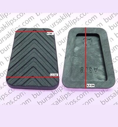 HYUNDAİ H100,ACCENT,İ20,İ30,GETZ,KİA FREN DEBRİYAJ PEDAL LASTİĞİ 3287037000 (2 ADET)