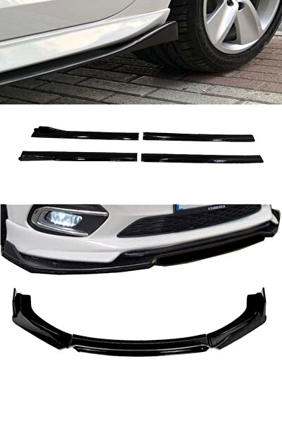 1_org_zoom-21753.jpg Hyundai H100 Flaplı Yan Marşpiyel Eki + 4 Parça Siyah Ön Ek Piano Black Set - Görsel 1