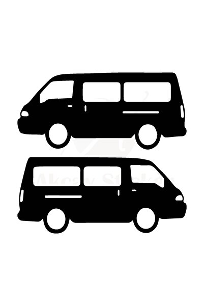 1_org_zoom-21883.jpg Hyundai H100 Sticker H100 Gölge Sticker Oto Sticker Yan Cam Sticker Siyah 15cm X 5cm - Görsel 1