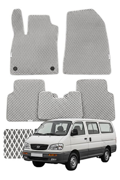 1_org_zoom-22048.jpg Hyundai H100 1993 ve sonrası Özelleştirilebilir Premium Eva Oto Paspas Seti - Gri - Görsel 1